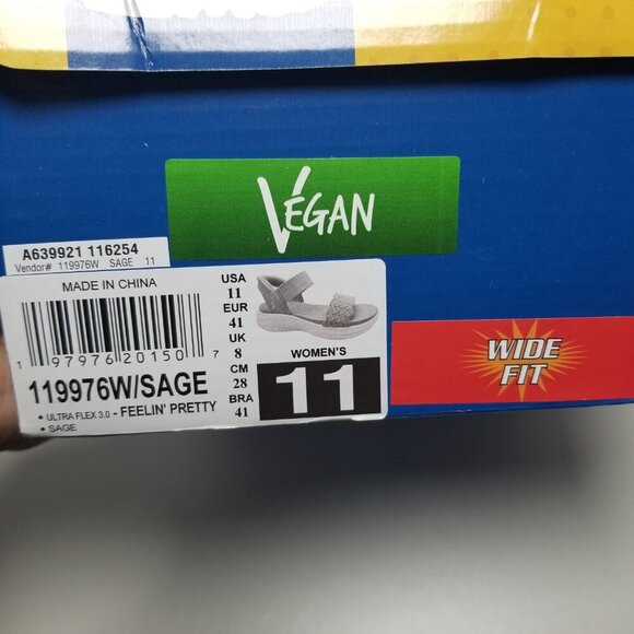 Skechers Handsfree Slip-ins Women's Vegan Sage Sandals Sz 11 Wide - Picture 10 of 13